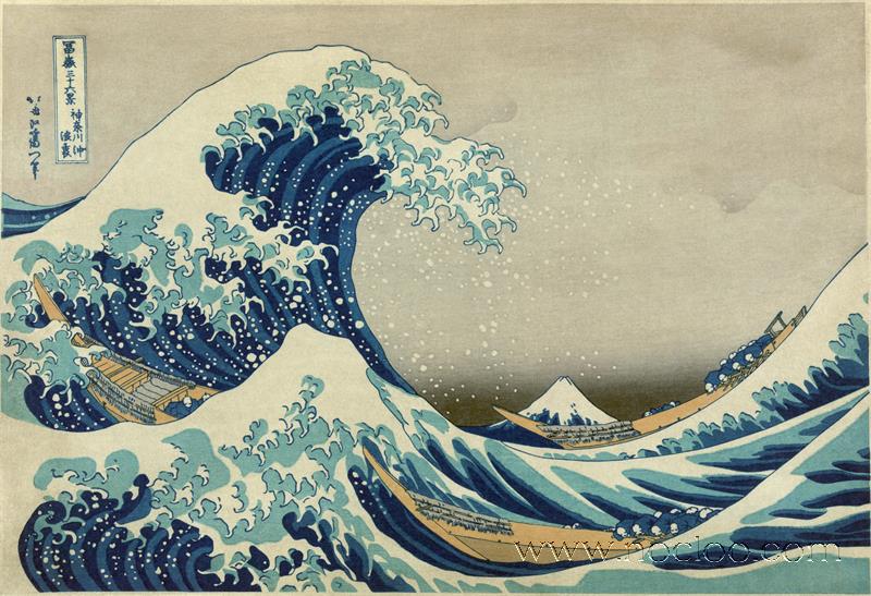 Katsushika Hokusai (36 Views of Mount Fuji) Great Wave off Kanagawa2